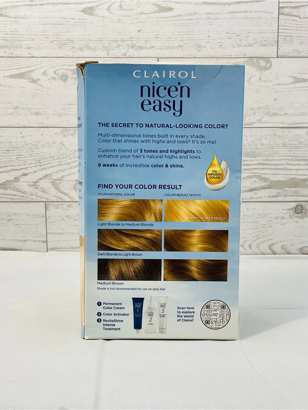 Clairol Nice ‘n Easy Permanent Hair Color Dye, 11 Ultra Light Blond